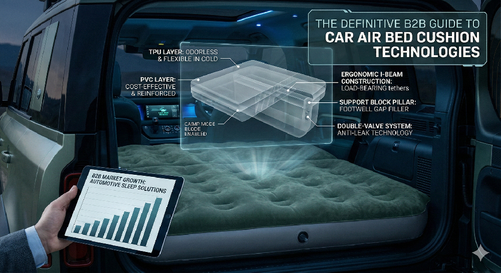 The Definitive B2B Guide to Car Air Bed Cushion Technologies