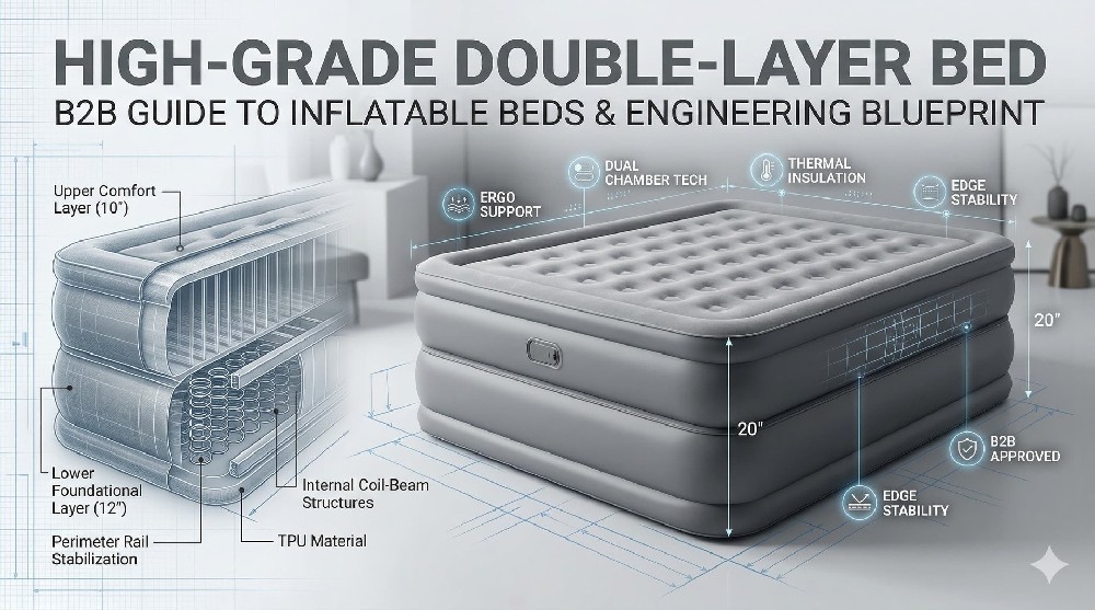 High-Grade Double-Layer Bed: B2B Inflatable Beds Guide