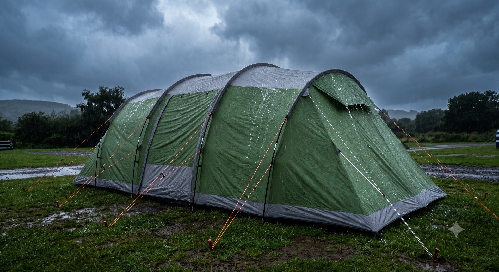 Family Tent Stormproofing: Waterproof Fabrics, Frame Strength, and Setup for Heavy Rain