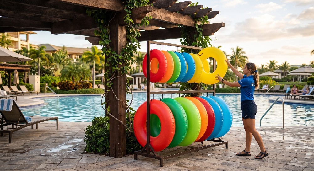 How to Keep Floating Toys and Rings Organized After Pool Time: Storage Workflow, Drying Protocol, and Fleet Rotation