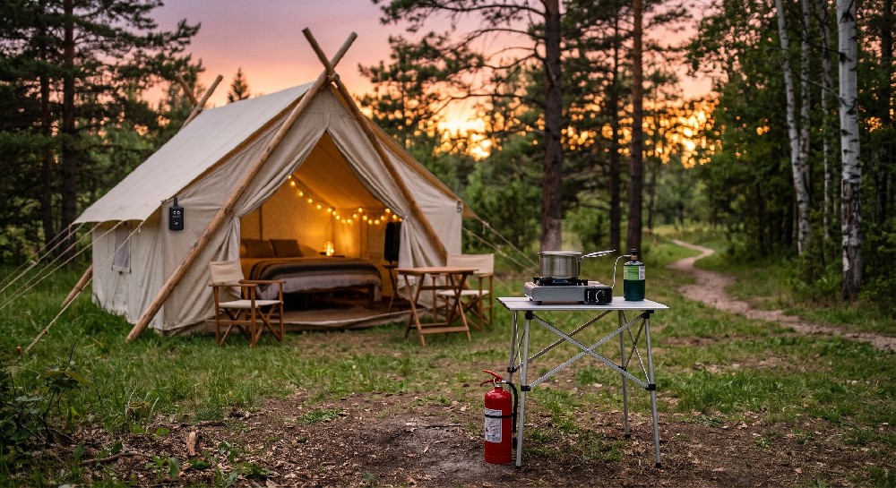 Gas Stove Safety Near Tents: Clearance, Ventilation, and Fire Prevention