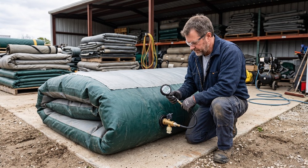 Inflatable Cushion Deflation: Pressure, Temperature, and Valve Diagnosis