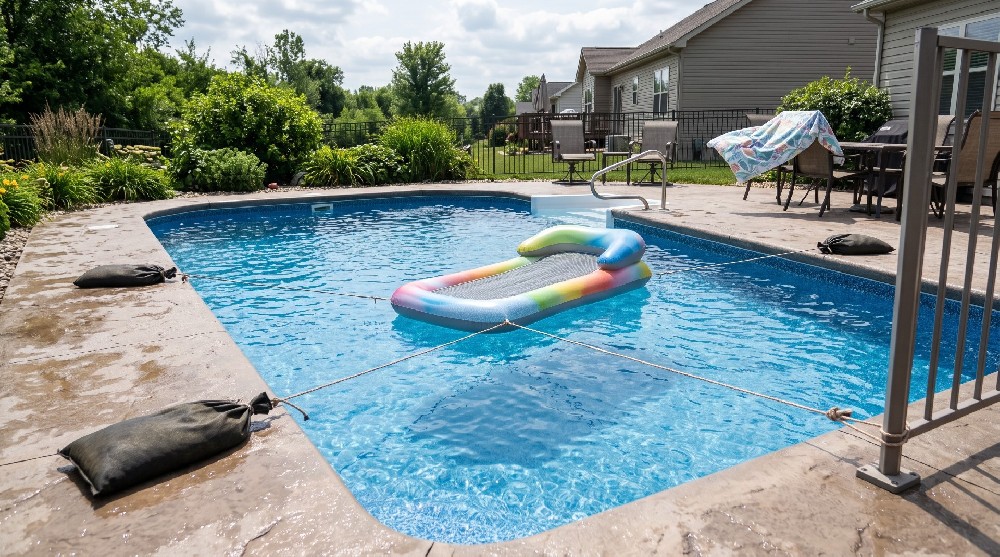 How to Anchor Inflatable Pool Loungers Against Strong Backyard Wind