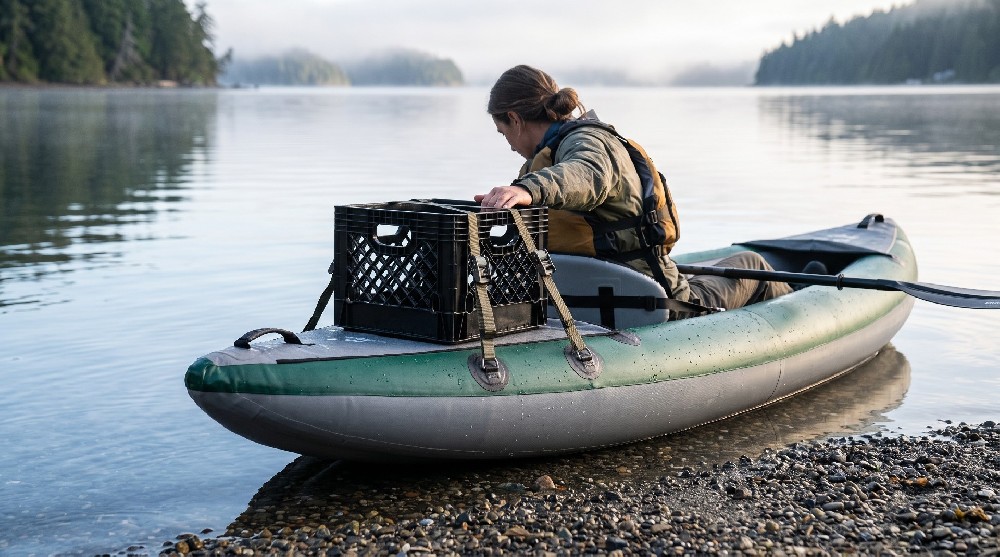 How to Install DIY Storage Crate Systems on Inflatable Kayaks